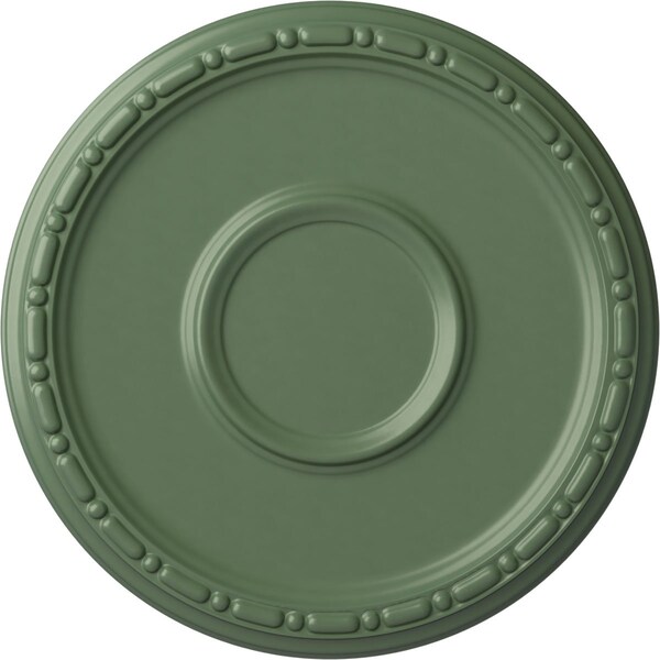 Ekena Millwork Medea Ceiling Medallion (Fits Canopies up to 5 1/2"), 16 1/2"OD x 1 1/2"P, Athenian Green CM16MDAGF - main